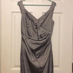 Stunning silver dress.  Size 4.
